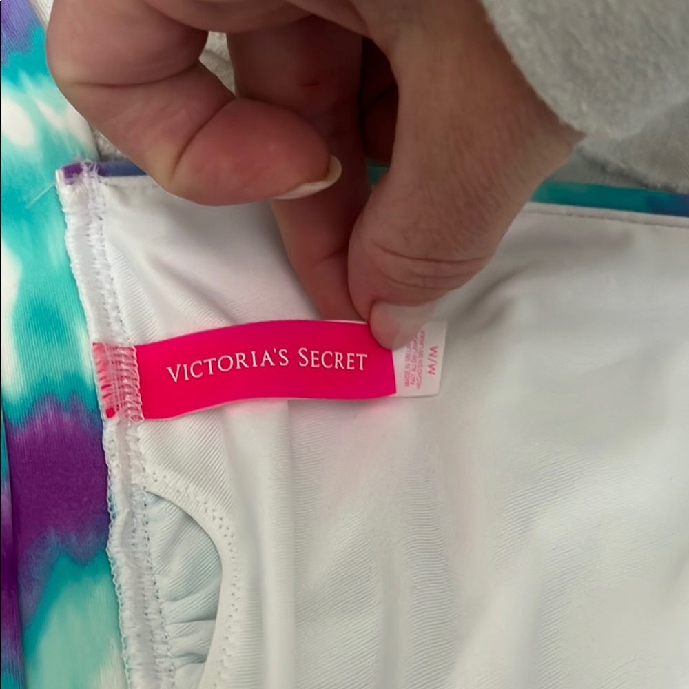 Victoria's Secret Teal and Purple Bikini Top - Picture 2 of 3